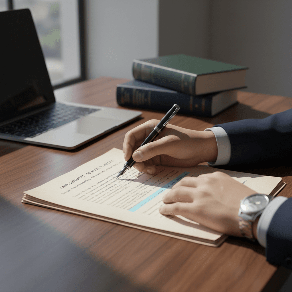Neat stack of documents and a calculator on a clean office desk